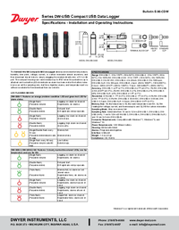 Thumbnail of document Manual - DW-USB Compact USB Data Logger